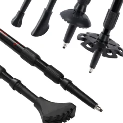 Deuba Nordic Walking Stöcke 68 – 135cm orange