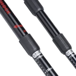Deuba Nordic Walking Stöcke 68 – 135cm rot