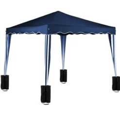 Deuba Pavillon Standsicherung - 4 Elemente mit je 2 Säcken zum Befüllen