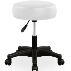 Deuba Rollhocker weiß
