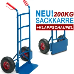 Deuba Sackkarre mit luftbereiften Rädern