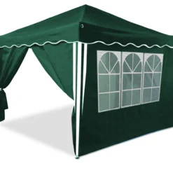 Deuba Seitenwand 2x für Capri 3x3 Pavillons grün
