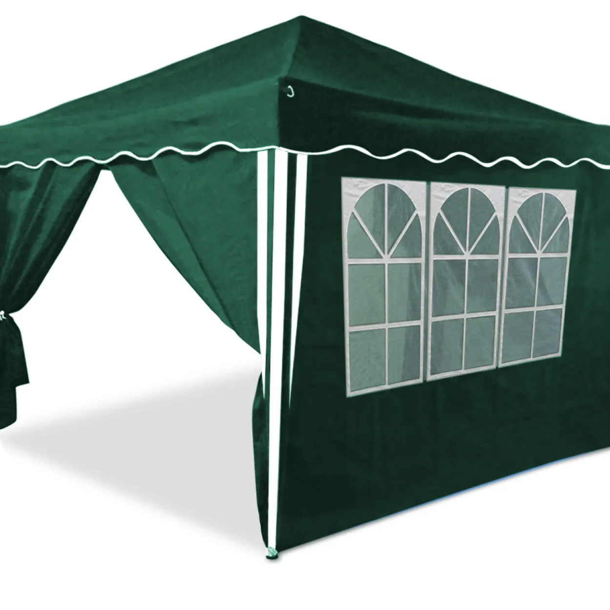 Deuba Seitenwand 2x für Capri 3x3 Pavillons grün