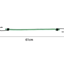 Deuba Spanngummi Expander 10er Set 61cm x 0,8cm grün / gelb