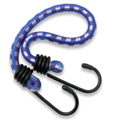 Deuba Spanngummi Expander 10er Set 30,5cm x 0,8cm blau / weiß / rot