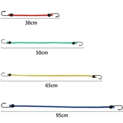 Deuba Spanngummi Expander 12 tlg 95cm x 0,8cm blau gelb grün rot