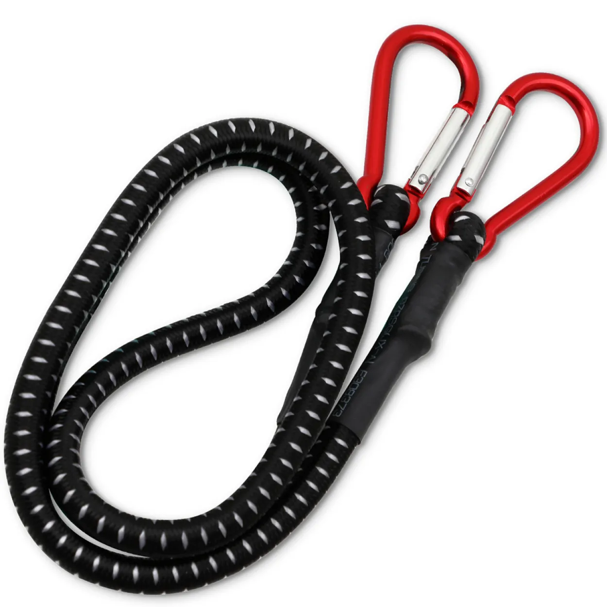 Deuba Spanngummi Expander 80 x 1cm schwarz / weiß / rot