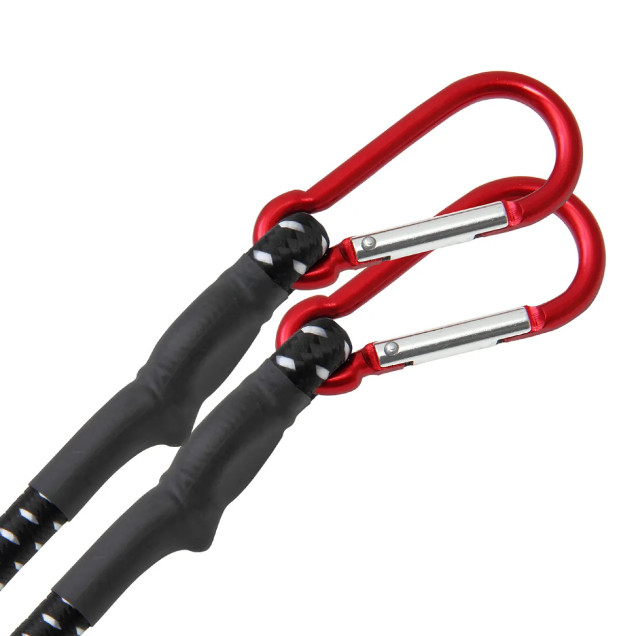 Deuba Spanngummi Expander 80 x 1cm 2er Set schwarz / weiß / rot