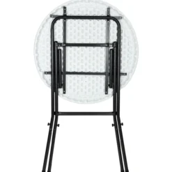 Deuba Stehtisch aus Kunststoff, 80 cm