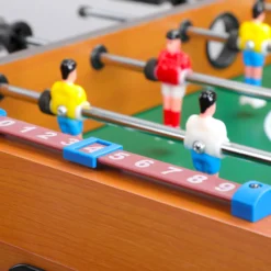 Deuba Tischfussball Kicker mini 69 x 62cm braun
