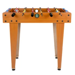Deuba Tischfussball Kicker mini 69 x 62cm braun