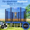 Deuba Trampolin 305 cm mit Sicherheitsnetz