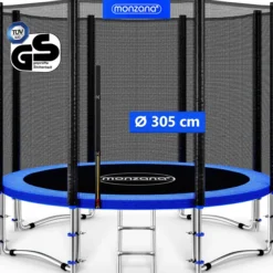 Deuba Trampolin 305 cm mit Sicherheitsnetz
