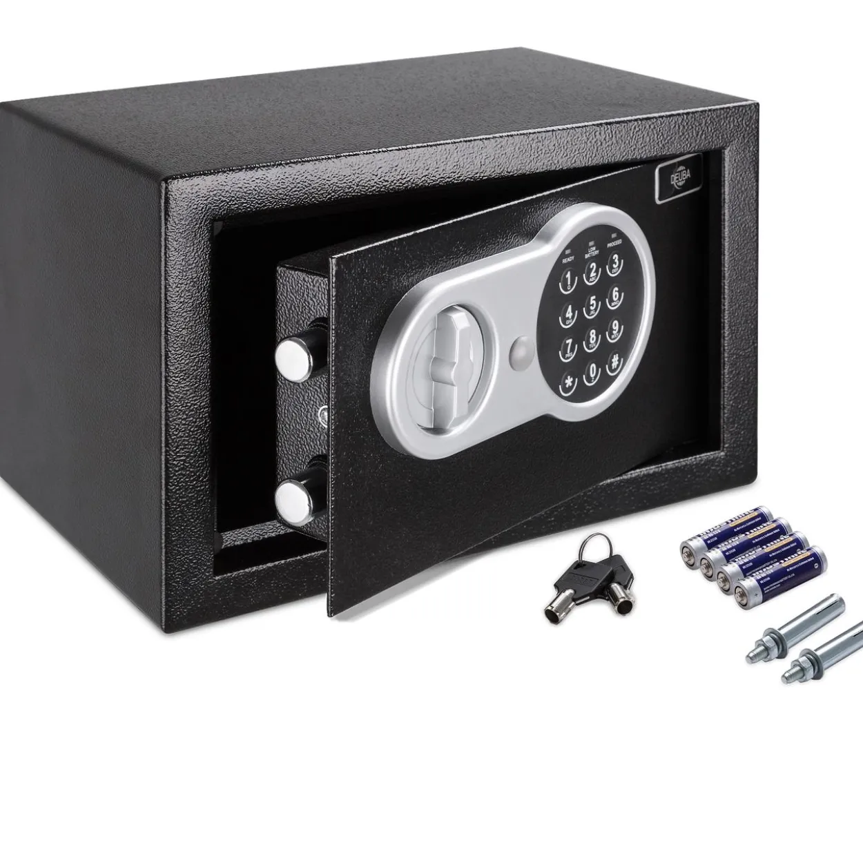 Deuba Tresor - Safe elektrisch klein 31 x 20 x 20cm schwarz