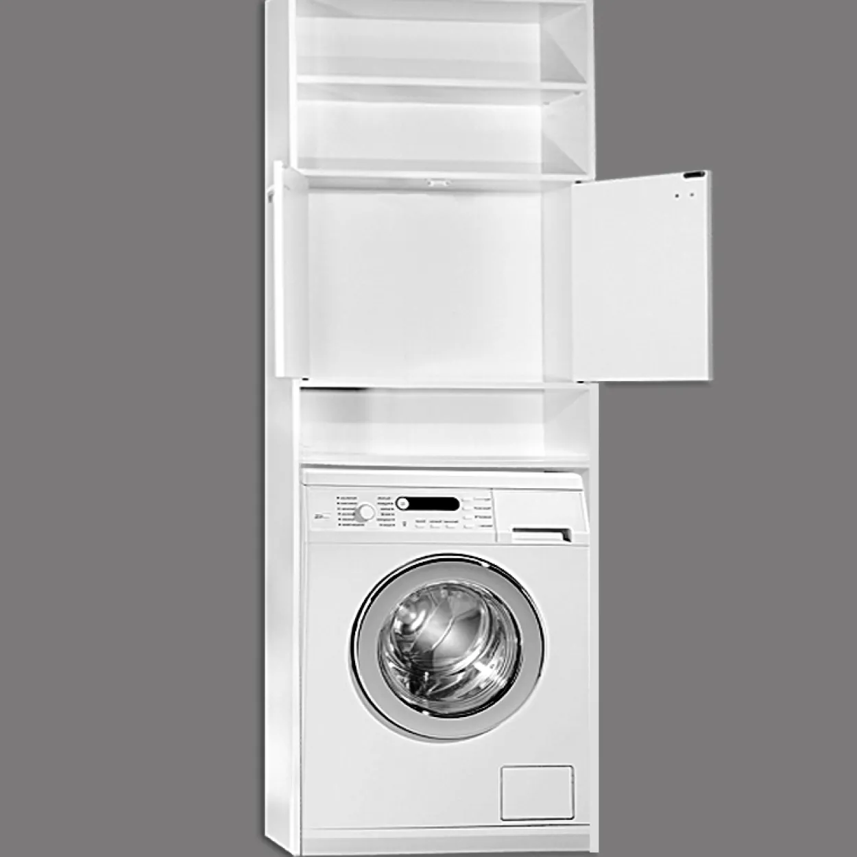 Deuba Waschmaschinenschrank weiss