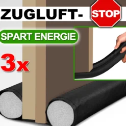 Deuba 3x Zugluftstopper - bis 95 cm Länge