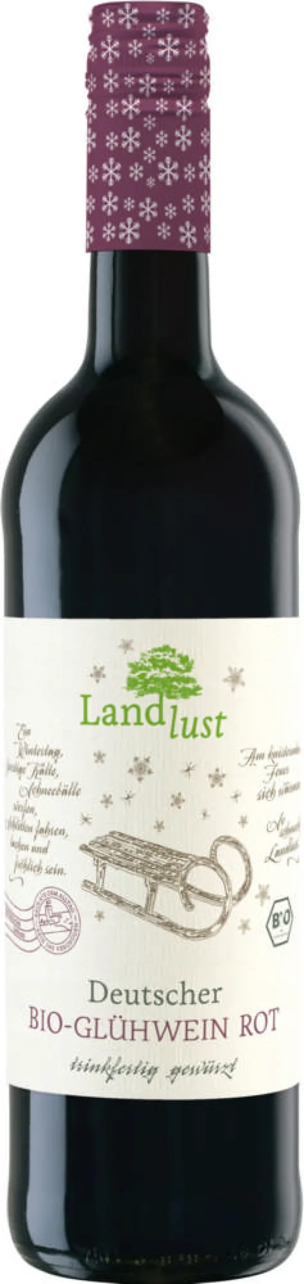 Deutscher Bio Glühwein Rot