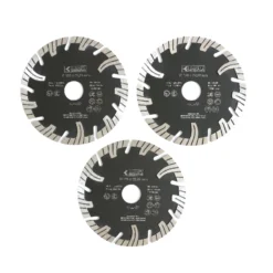 Diamant-Trennscheibe Ø125 mm, Twill und feine Welle 3 tlg.