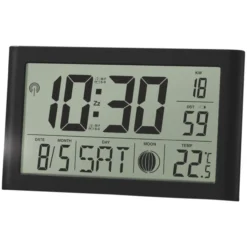 Digitale LCD Tischfunkuhr mit Datumsanzeige und Temperaturanzeige