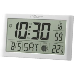 Digitale LCD Tischfunkuhr mit Datumsanzeige und Temperaturanzeige