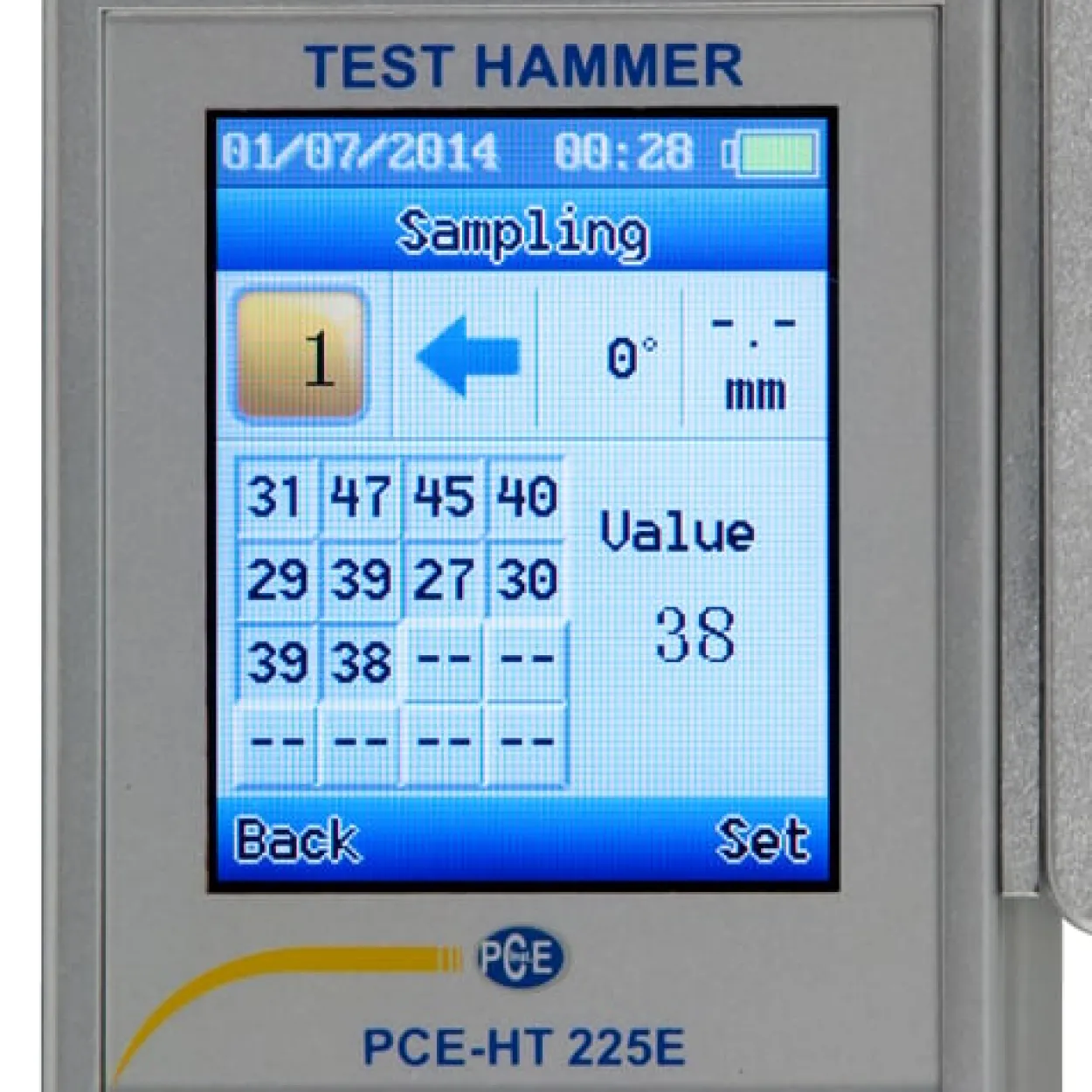 digitaler Betonprüfhammer PCE-HT 225E