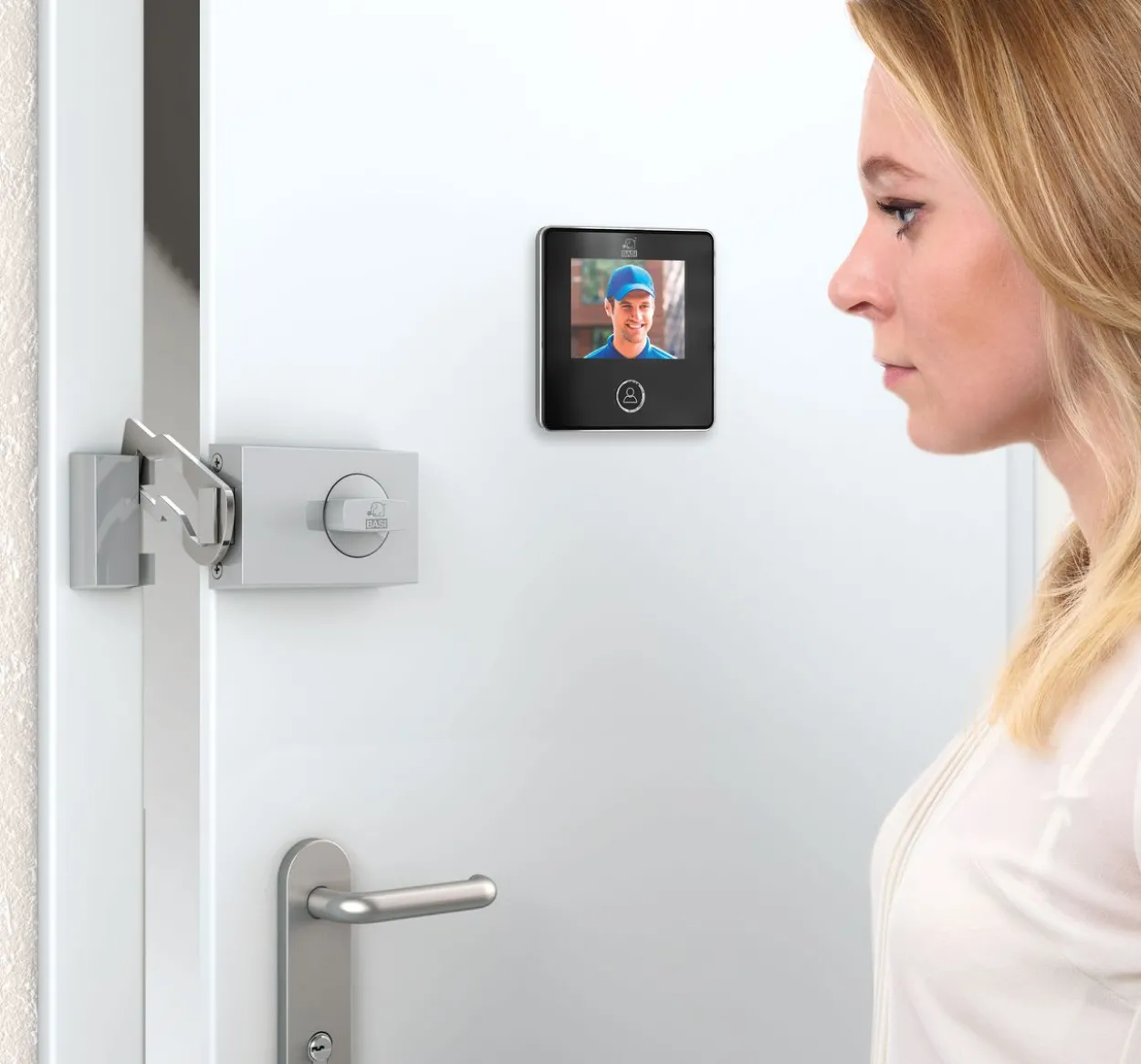 Digitaler Türspion - TS 800 - schwarz