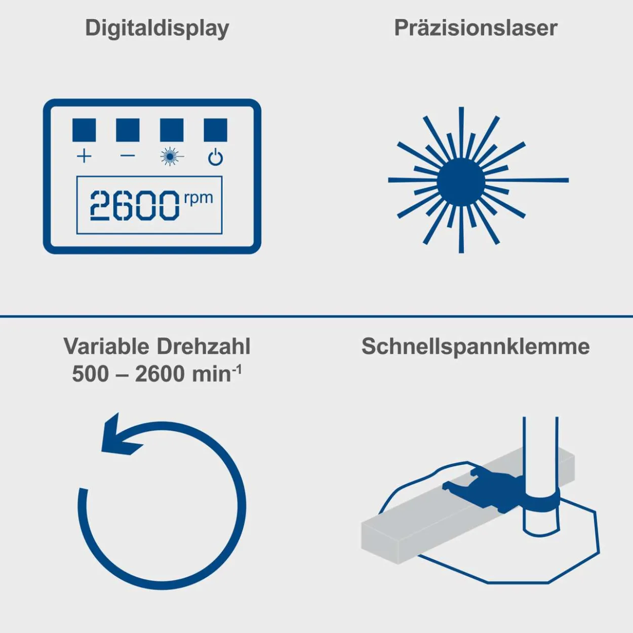 Digitale Tischbohrmaschine DP55