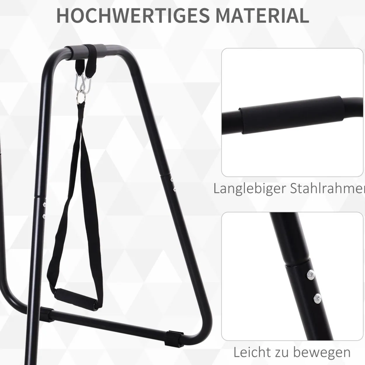 Dipstation Schwarz ca. 90 x 81 x 92,5 cm
