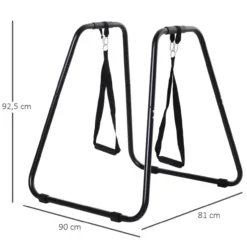 Dipstation Schwarz ca. 90 x 81 x 92,5 cm
