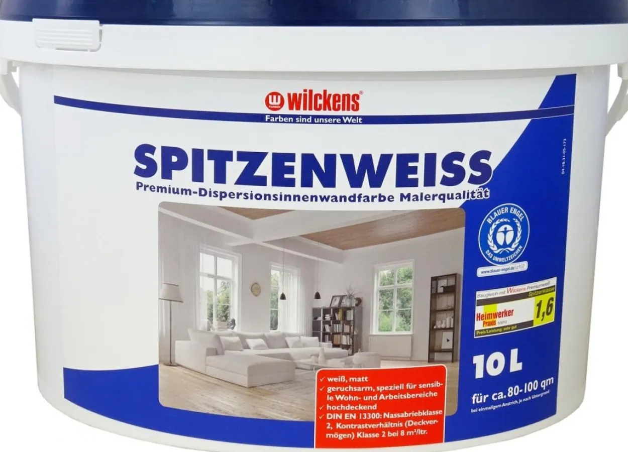 Dispersions Innenwandfarbe Spitzen-Weiß 10L