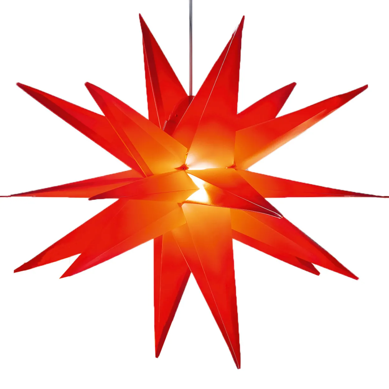 3D-LED-Leuchtstern XXL - Rot