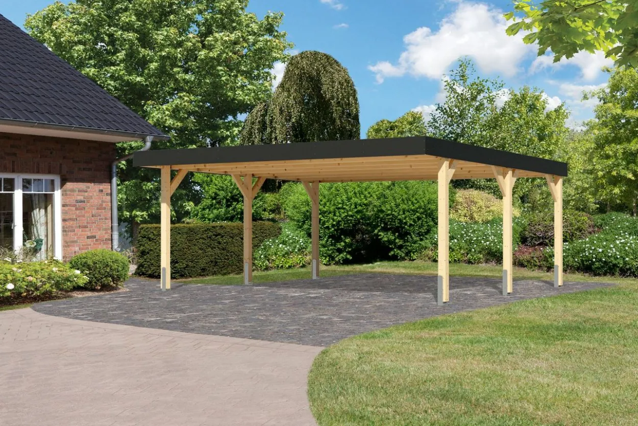 Doppelcarport Leimholz 1
