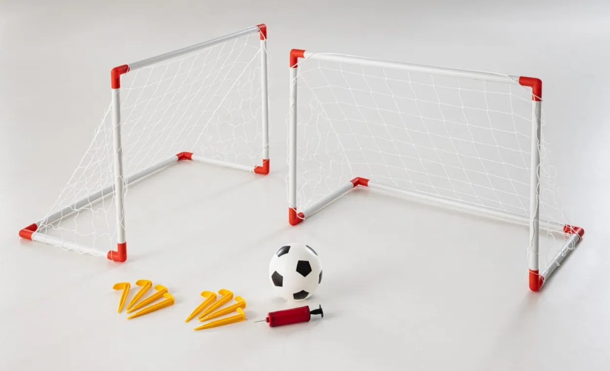 Doppel Fußballtor-Set 2er 85x 42x 60cm