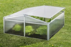 Doppelgewächshaus, Frühbeet, Mini-Garten Gewächshaus ca. 100 x 100 x 48 cm