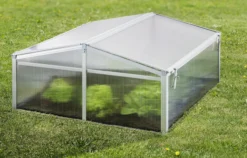 Doppelgewächshaus, Frühbeet, Mini-Garten Gewächshaus ca. 100 x 100 x 48 cm