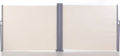 Doppel - Seitenmarkise aus Polyester, ca. 6,0 x 1,5 m - Beige