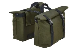 Doppel-Seitenpacktasche, 20L, wasserabweisend einzeln und als Set zu verwenden, grün