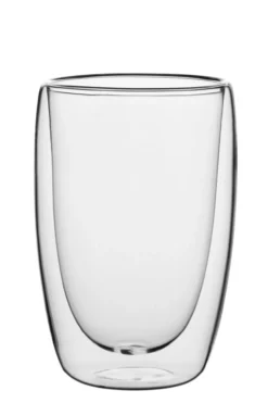 Doppelwand Latte Macchiato Gläser 430 ml für 6 Personen, Glas