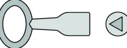 Dornschlüssel - Innen-Dreikant 10 mm