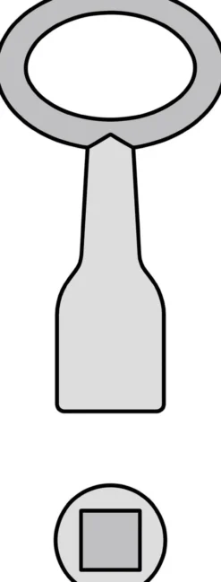 Dornschlüssel - Innen-Vierkant 9 mm