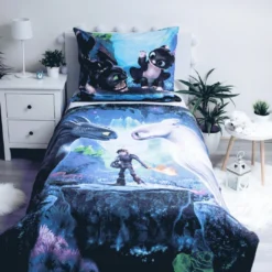 Dragon Baumwoll-Bettwäsche Set - 140×200 & 70×90 cm
