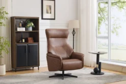 Drehsessel, ca. 78,5 x 84,5 x 118,5 cm - Braun