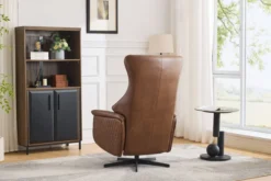 Drehsessel, ca. 78,5 x 84,5 x 118,5 cm - Braun
