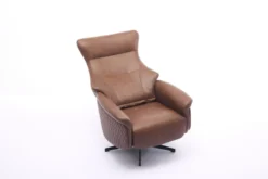 Drehsessel, ca. 78,5 x 84,5 x 118,5 cm - Braun