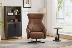 Drehsessel, ca. 78,5 x 84,5 x 118,5 cm - Braun