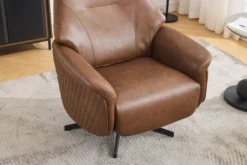 Drehsessel, ca. 78,5 x 84,5 x 118,5 cm - Braun