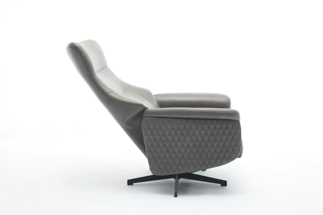 Drehsessel, ca. 78,5 x 84,5 x 118,5 cm - Grau