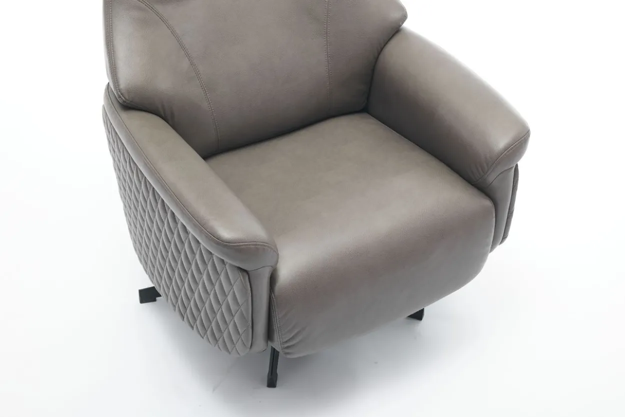 Drehsessel, ca. 78,5 x 84,5 x 118,5 cm - Grau