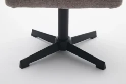 Drehsessel mit Hocker - Grau