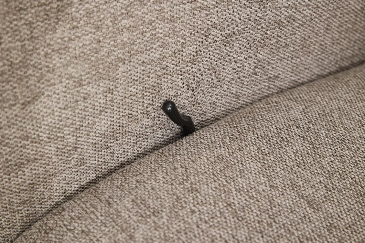 Drehsessel mit Hocker - Grau